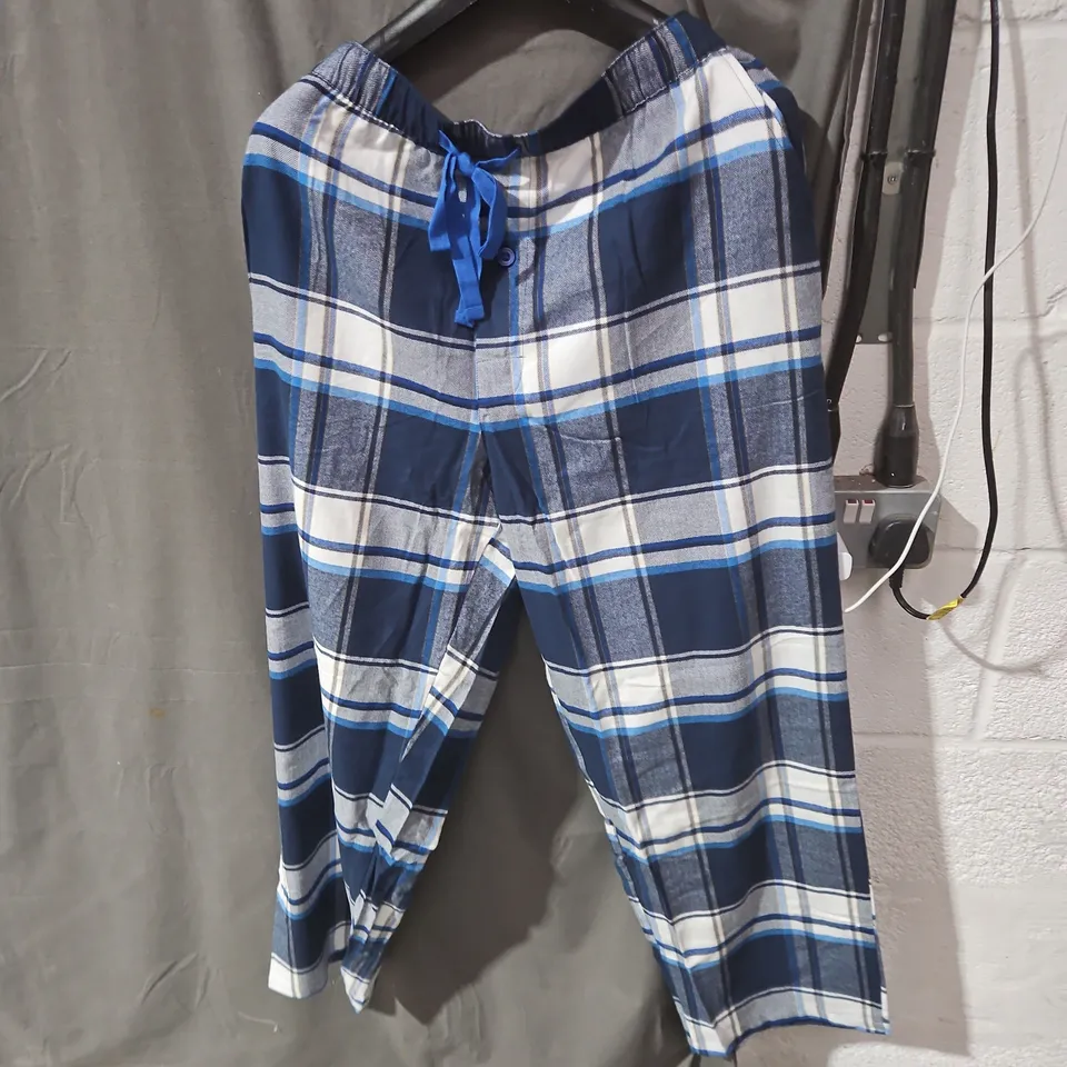 CYBERJAMMIES MEN'S NAVY CHECK WOVEN PANT – XL