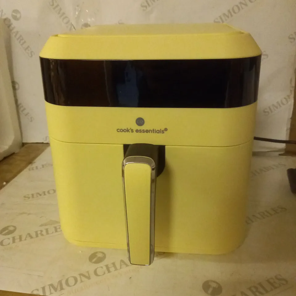 COOKS ESSENTIALS AIR FRYER IN YELLOW