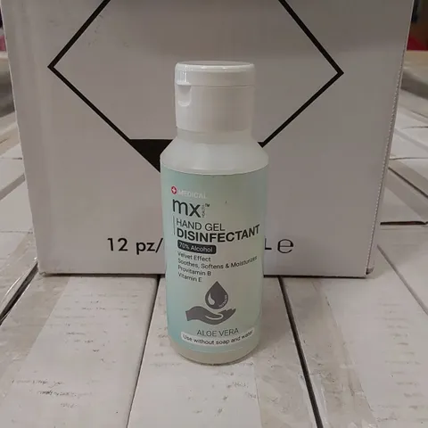 PALLET TO CONTAIN APPROX 180 X BOXES OF MEDINOX 70% ALCOHOL HAND GEL DISINFECTANT - 12 X 125ml BOTTLES PER BOX // EXP: 06/23