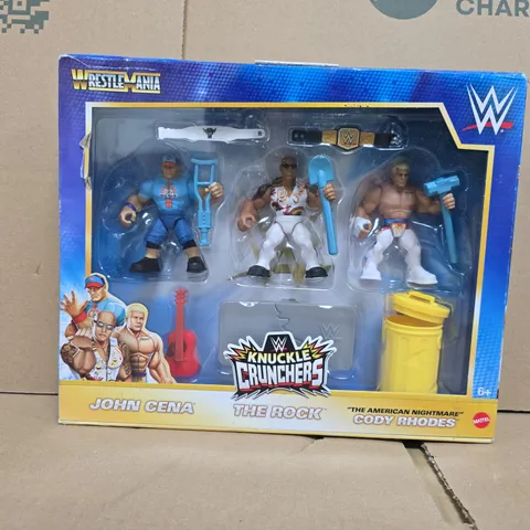 WWE KNUCKLE CRUNCHERS ACTION FIGURES