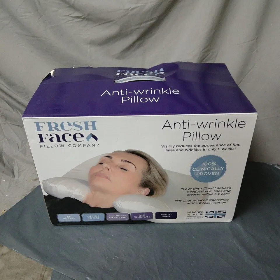 FRESH FACE ANTI WRINKLE PILLOW BOXED