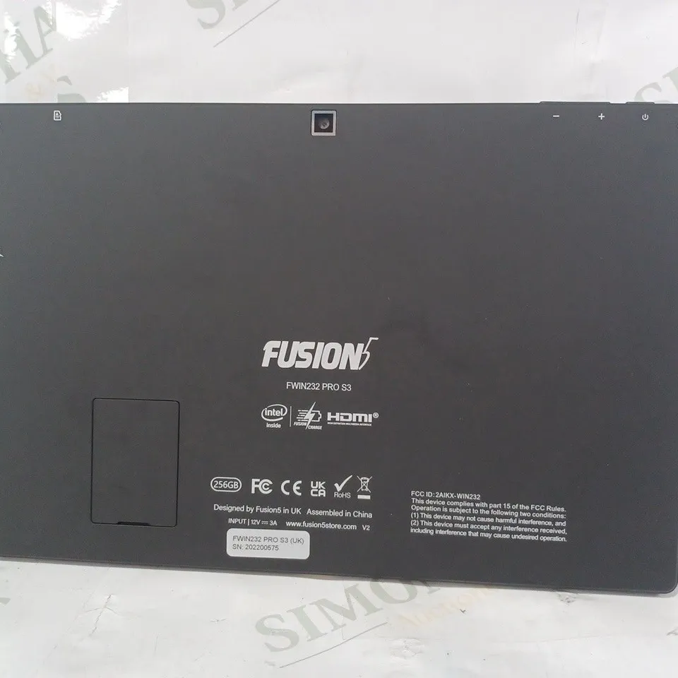 FUSION 5 10.1" FWIN232 PRO S3 TABLET PC