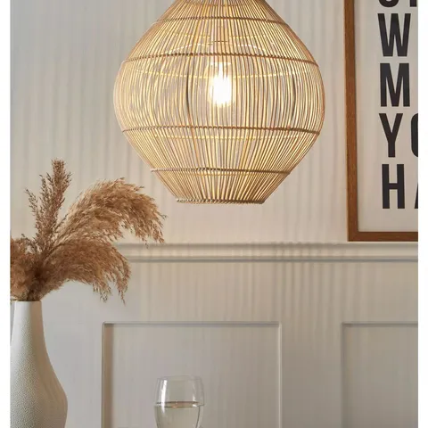 BOXED FLINT RATTAN EASY FIT SHADE