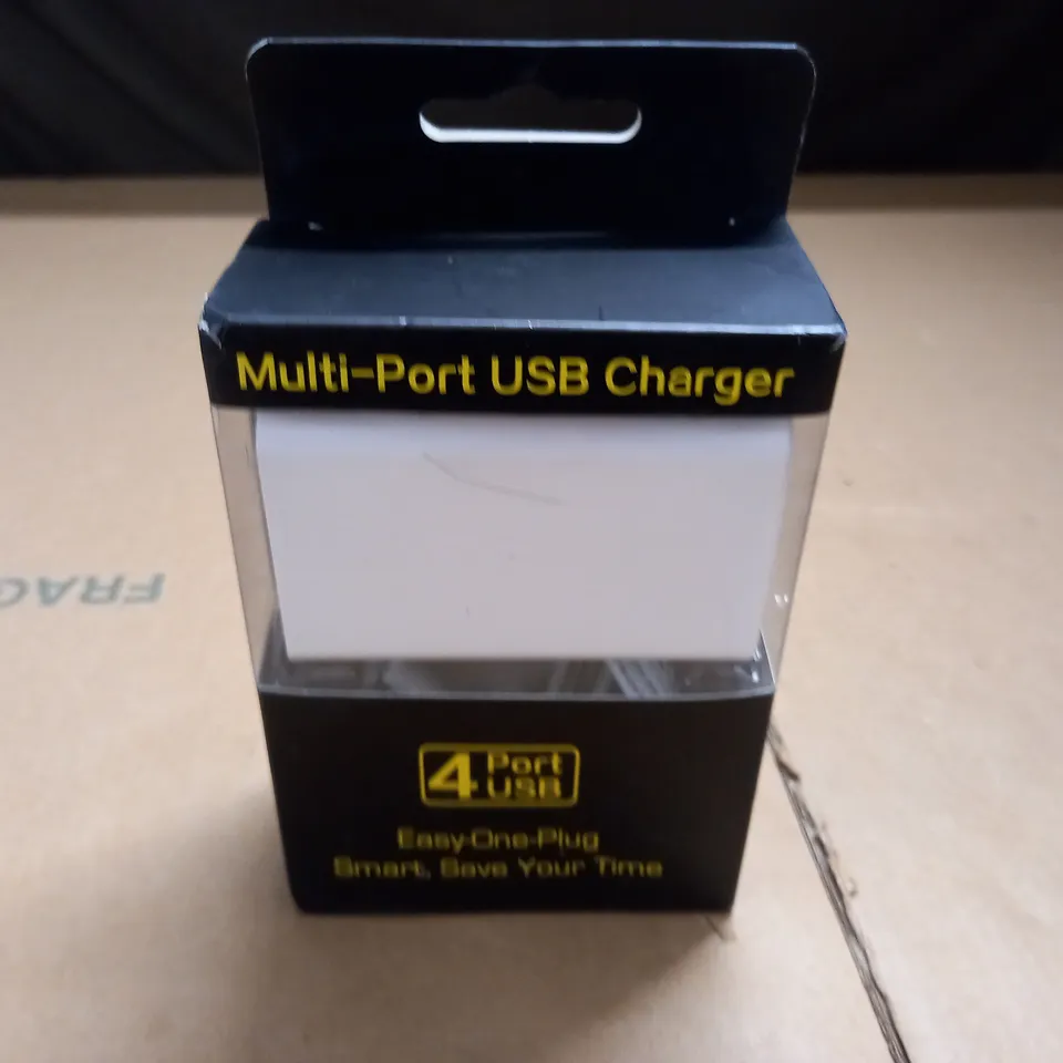 BOXED MINI-PORT 4 USB CHARGER