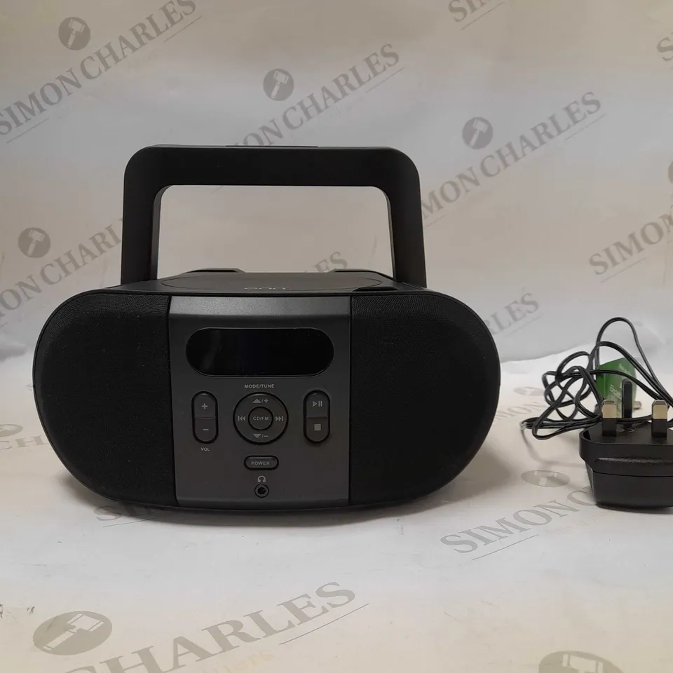 ONN CD BOOMBOX WITH FM RADIO