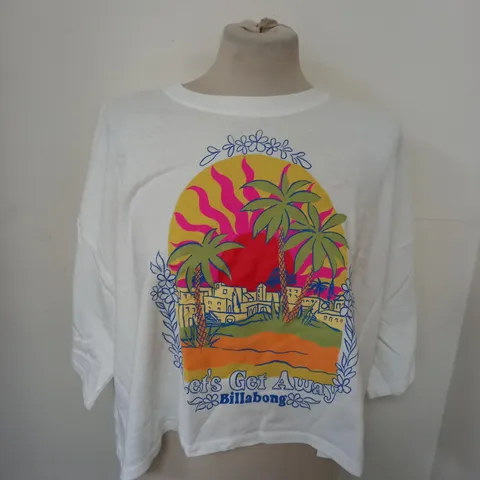 BILLABONG TRUE BOR CROP TOP SIZE L