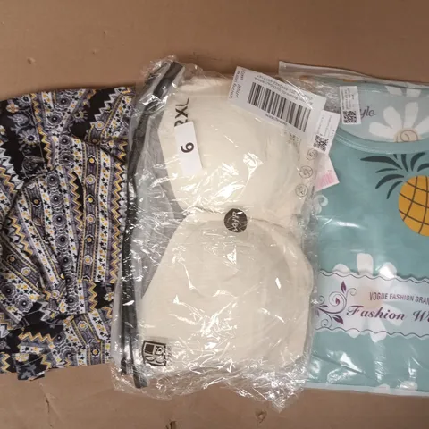 APPROXIMATELY 20 ASSORTED CLOTHING AND FASHION PRODUCTS IN VARIOUS STYLES AND SIZES - COLLECTION ONLY