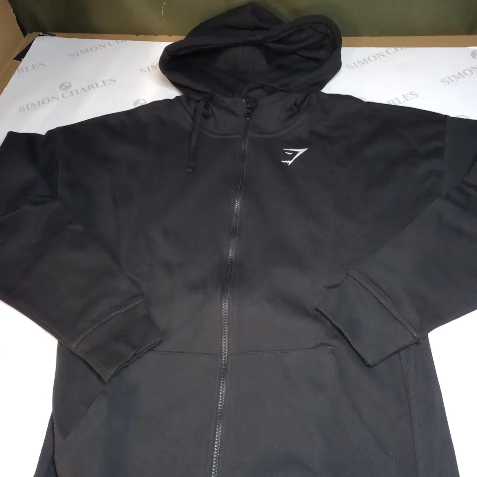GYMSHARK ZIPPED JACKET SIZE XS