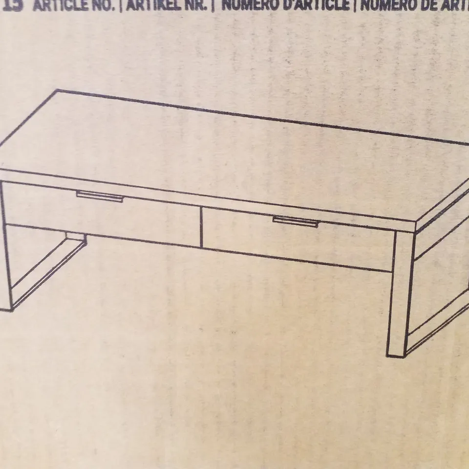 BOXED JAHNKE LOOP COFFEE TABLE - VINTAGE OAK IMITATION 