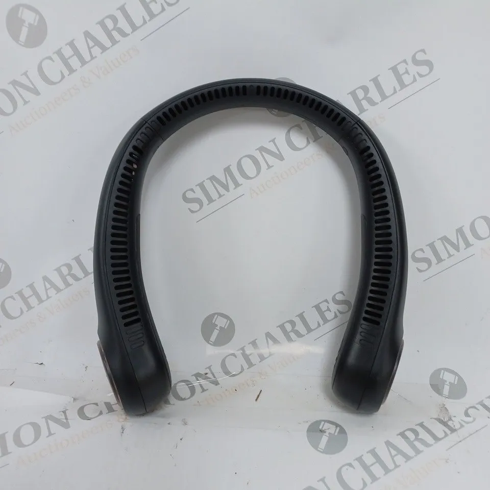 BOXED UNBRANDED PORTABLE NECK FAN IN BLACK