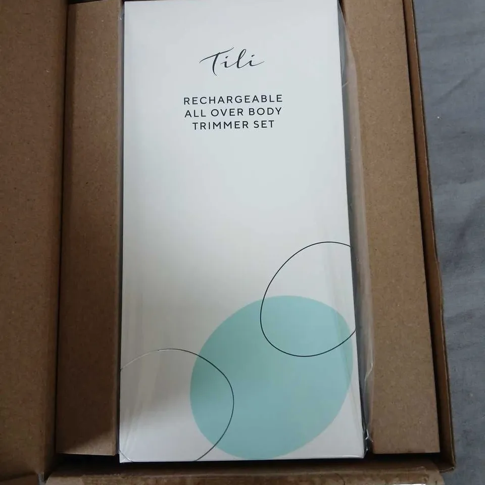 TILI RECHARGEABLE ALL OVER BODY TRIMMER SET