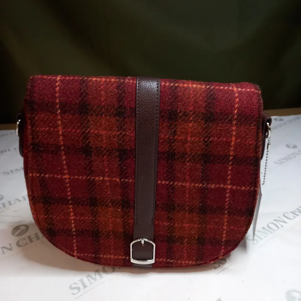 GLEN APPIN HARRIS TWEED SHOULDER BAG