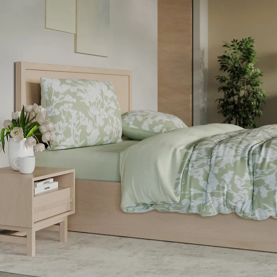 SUPERSOFT BY COZEE HOME BOHO COASTAL 4-PIECE DUVET SET