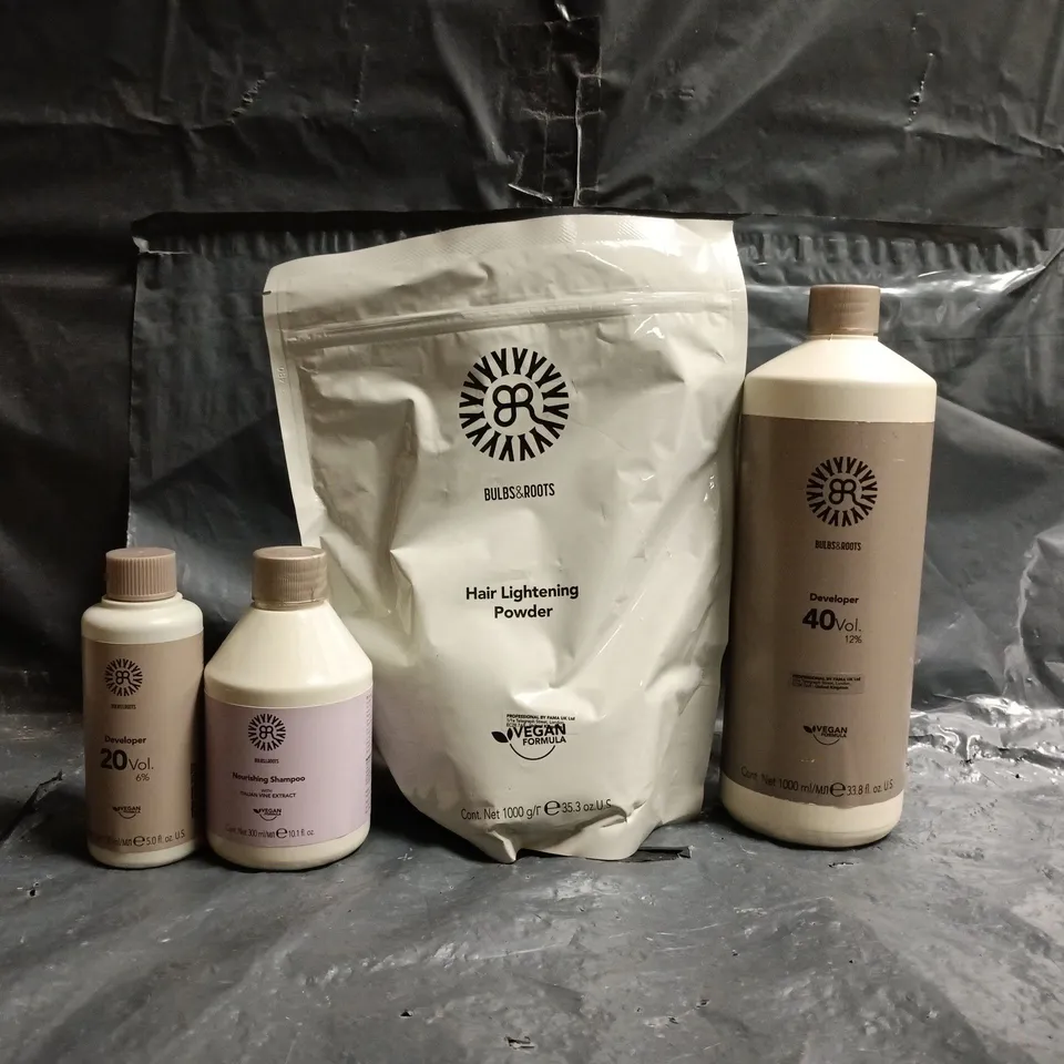 BOX OF APPROXIAMTELY 12 ASSORTED BULBS & ROOTS COSMETIC ITEMS - COLLECTION ONLY