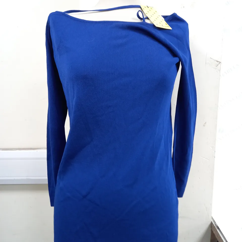 LUISA SPAGNOLI CANCELLERIA TOP IN BLUE - MEDIUM
