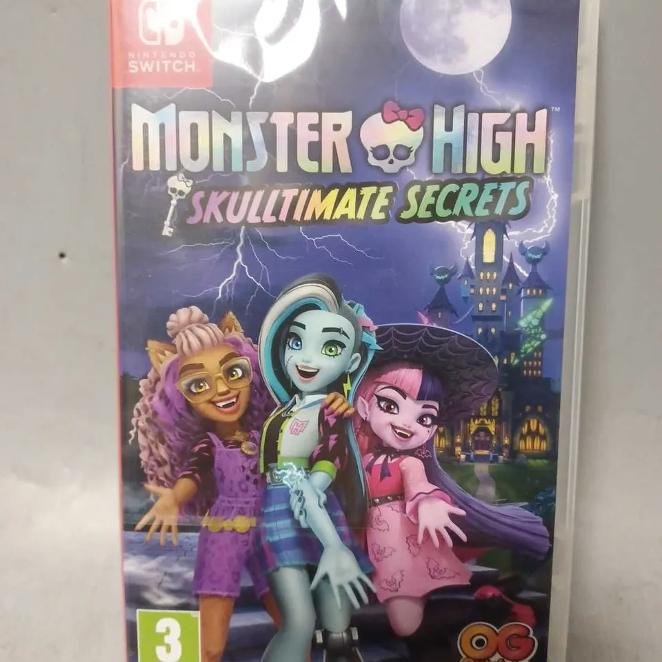 SEALED NINTENDO SWITCH MONSTER HIGH: SKULLTIMATE SECRETS