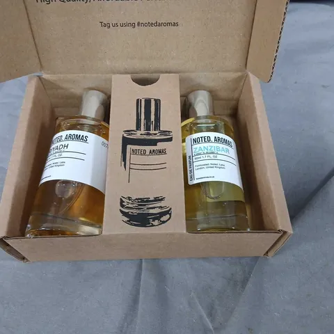 BOXED NOTED AROMAS TWO FRAGRANCE GIFT SET