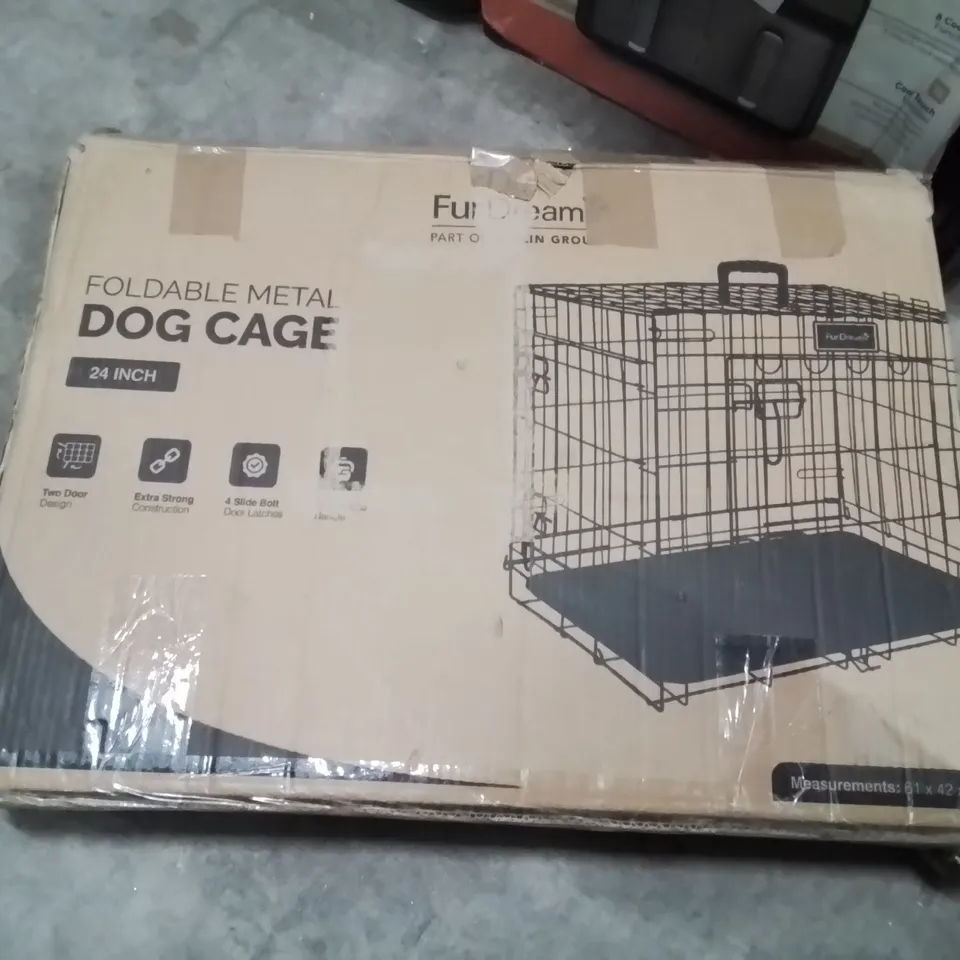 FOLDABLE METAL DOG CAGE 