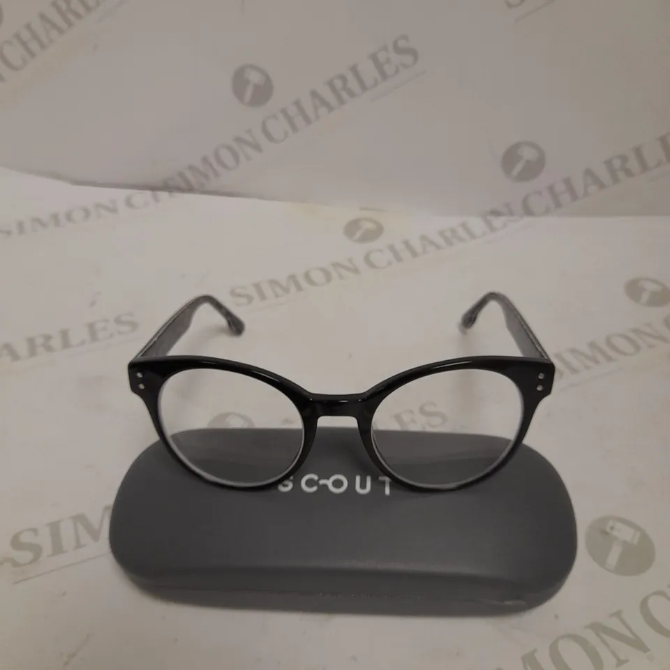 SCOUT EMELIA BLACK LEOPARD PRINT FRAMED PRESCRIPTION GLASSES 