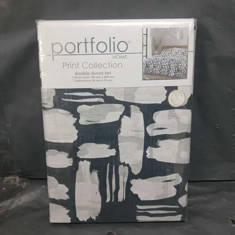 SEALED PORTFOLIO PRINT COLLECTION DUVET SET - DOUBLE 