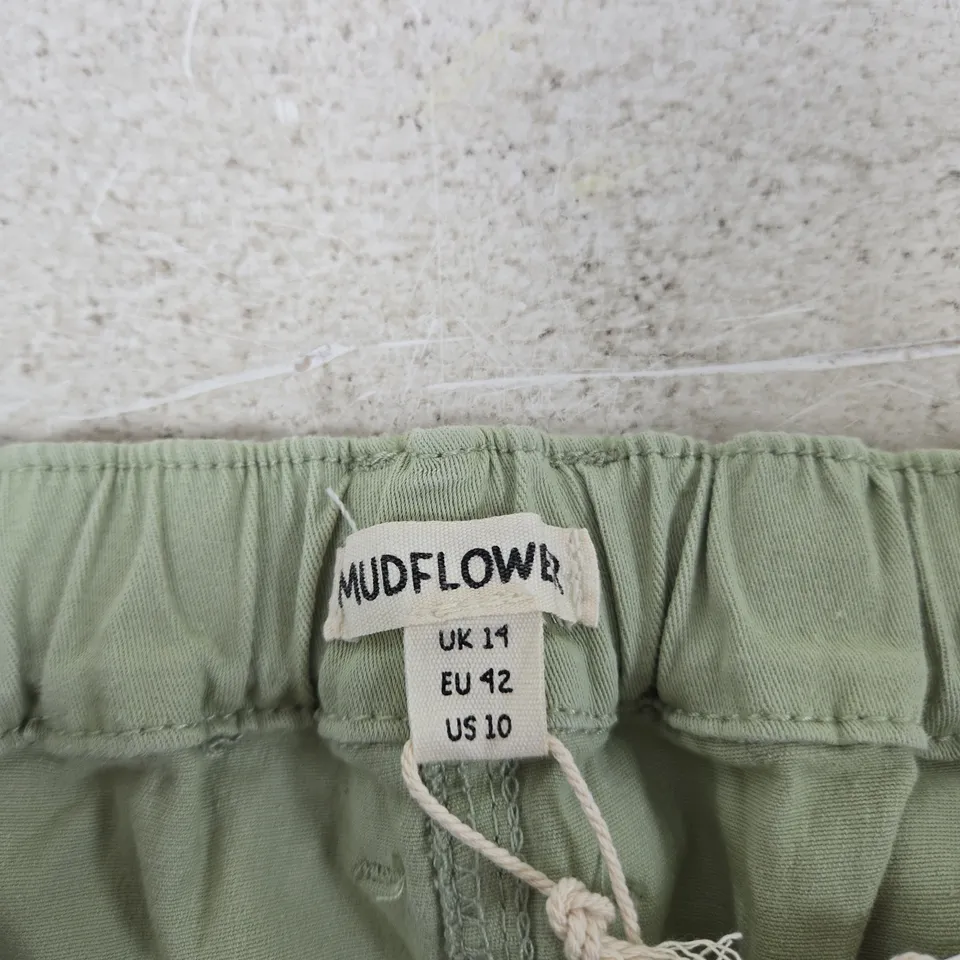 MUDFLOW WOMEN'S CARGO PANTS – UK 14, SAGE GREEN