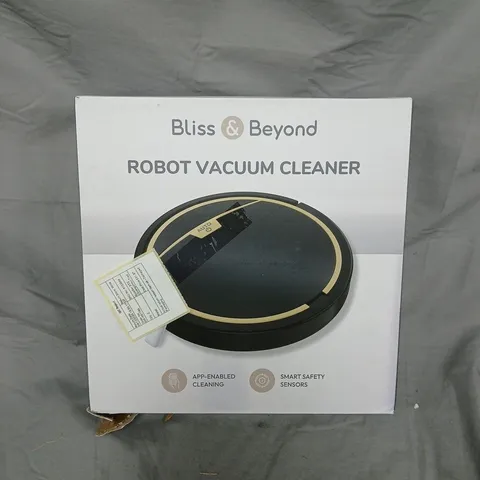 BOXED BLISS & BEYOND ROBOT VACUUM CLEANER