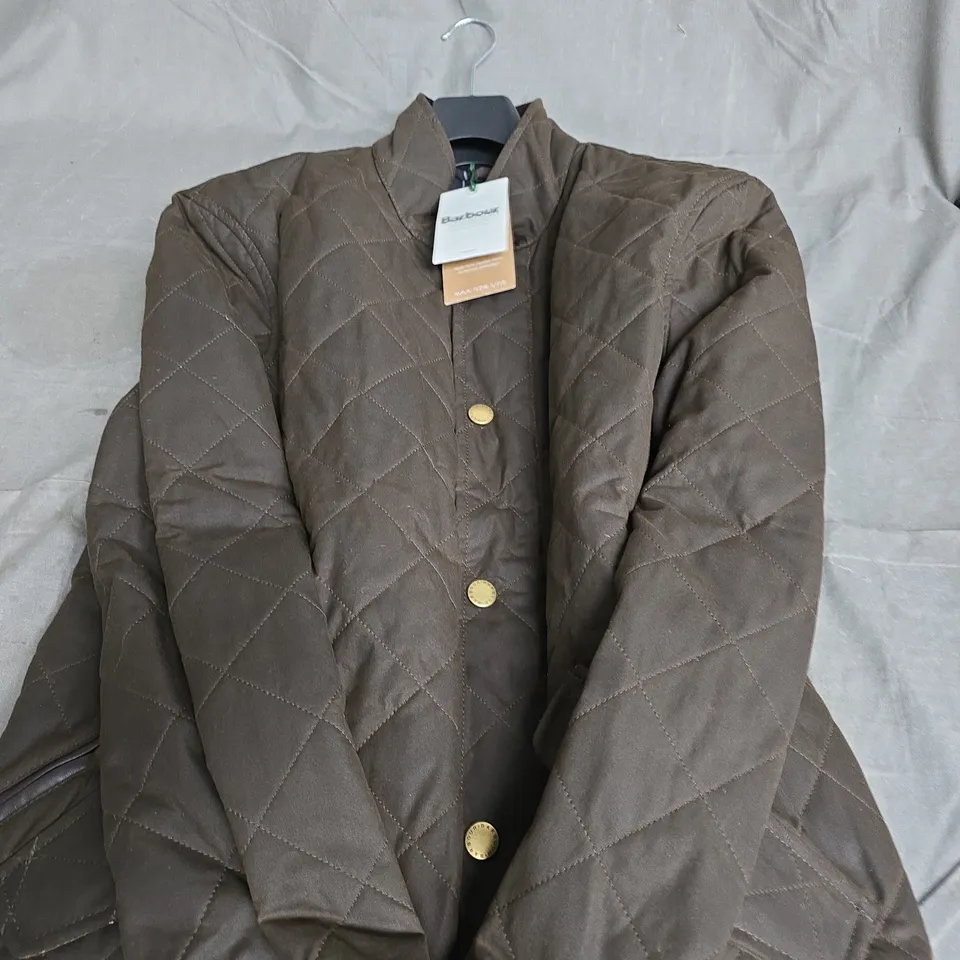 BARBOUR QUILTED WAX JACKET – MEN'S, UK L