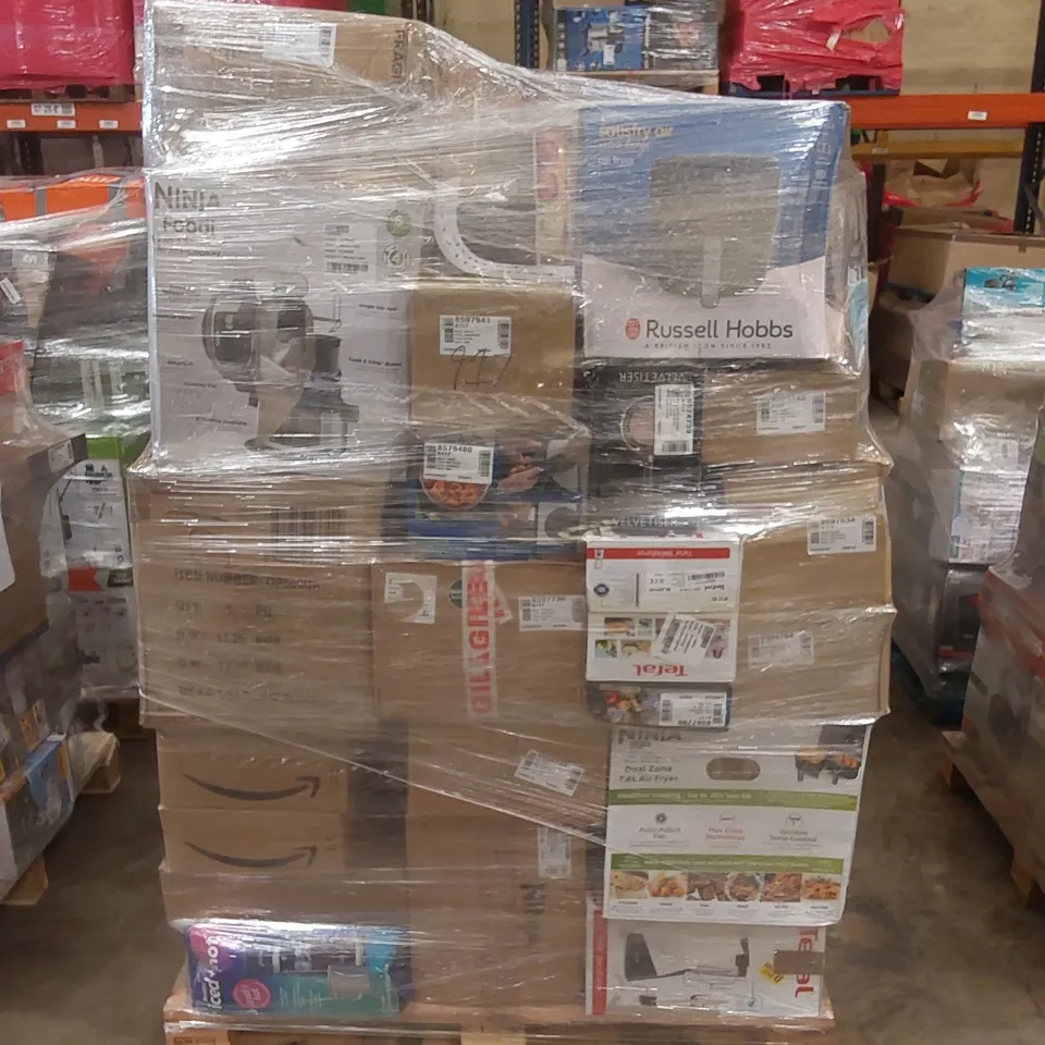 PALLET OF APPROXIMATELY 46 UNPROCESSED RAW RETURN HOUSEHOLD AND ELECTRICAL GOODS TO INCLUDE;