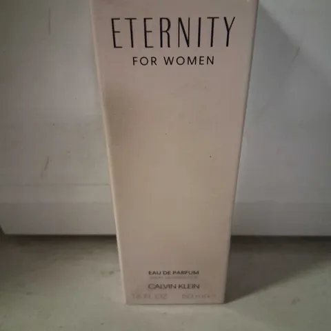 BOXED AND SEALED ETERNITY FOR WOMEN EAU DE PARUM CALVIN KLEIN 50ML