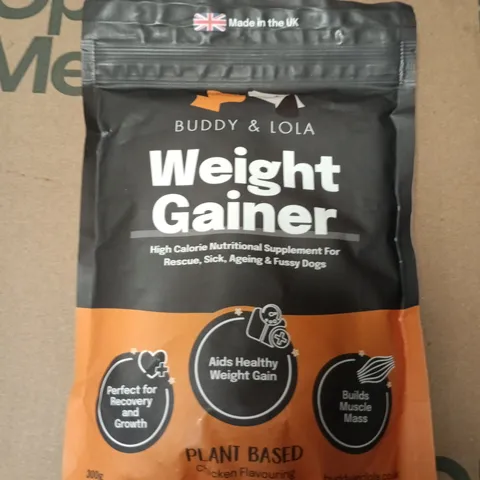 BUDDY & LOLA WEIGHT GAINER – PLANT-BASED DOG WEIGHT GAIN SUPPLEMENT, 300G