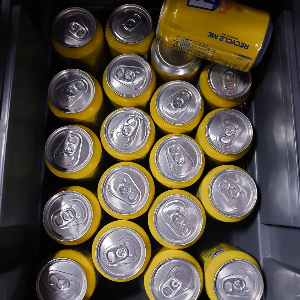 LOT OF 28 330ML CANS OF FANTA LEMON