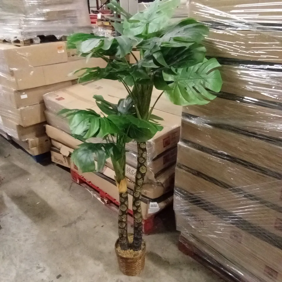 TALL FAUX PLANT IN POT