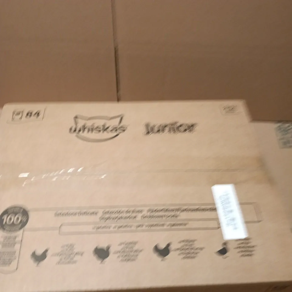 WHISKAS JUNIOR KITTEN CAT FOOD POUCHES – APPROX. 84 POUCHES