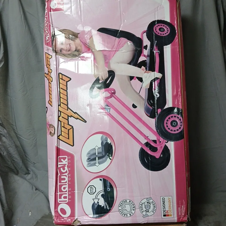 HAUCK LIGHTNING GO KART PINK [COLLECTION ONLY] RRP £130
