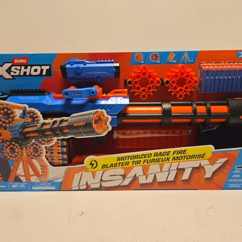 ZURU X-SHOT INSANITY MOTORIZED RAGE FIRE BLASTER – BOXED