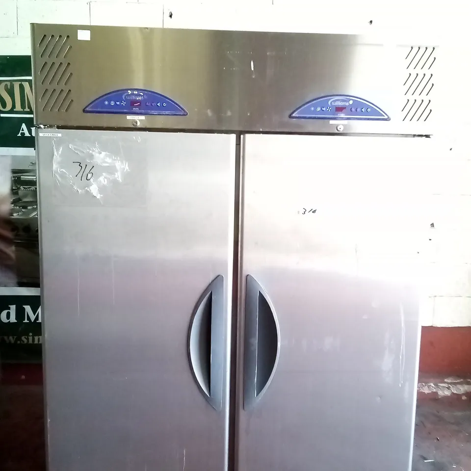 WILLIAMS FG2TSS DOUBLE DOOR FRIDGE