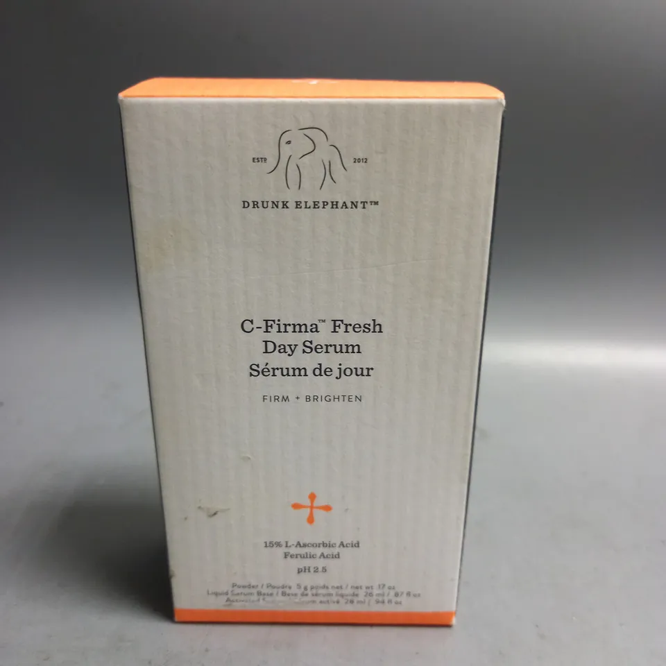 BOXED AND SEALED DRUNK ELEPHANT C-FIRMA FRESH DAY SERUM 