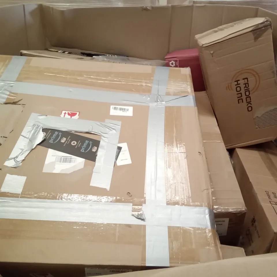 PALLET OF ASSORTED ITEMS INCLUDING R270 DEGREE ROTATION STEERING WHEEL CONTROL, LED RING LIGHT, AICOK SLICER MACHINE, KING STEAM TABLE FACIAL STEAMER, LEGO ROLLING STONES