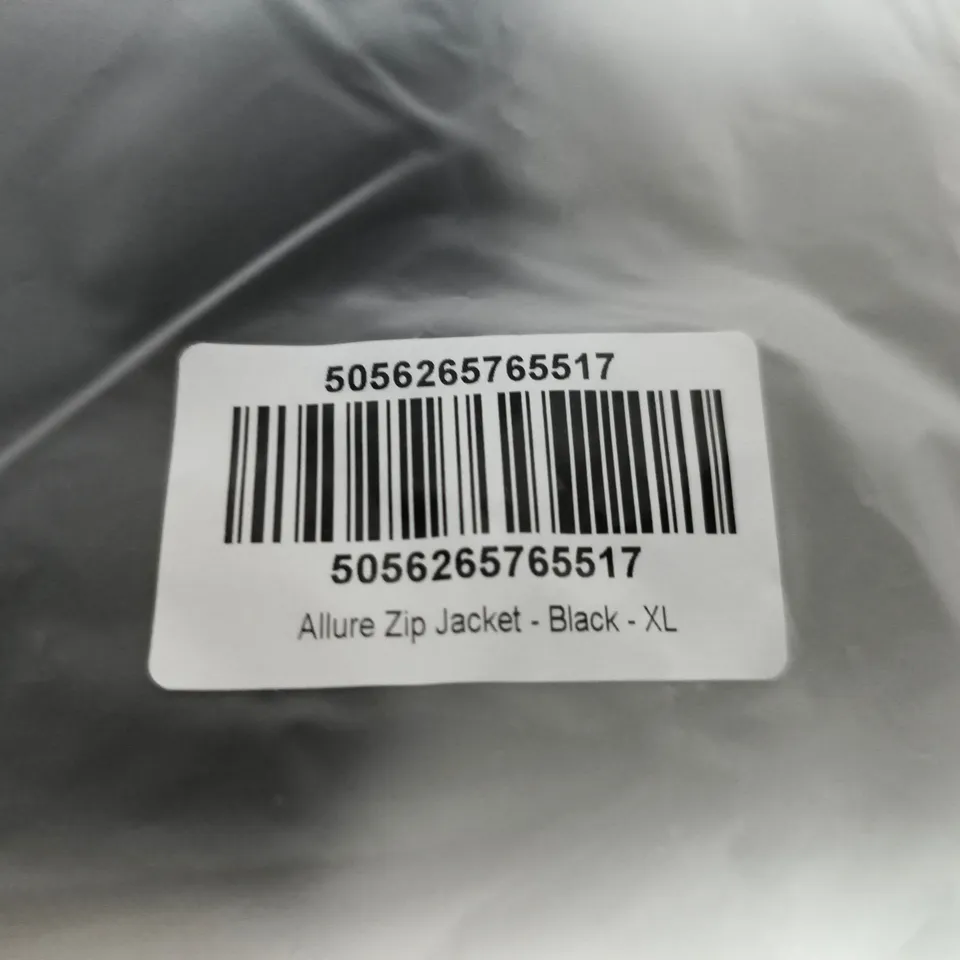 PURSUE FITNESS ALLURE ZIP JACKET – BLACK, XL