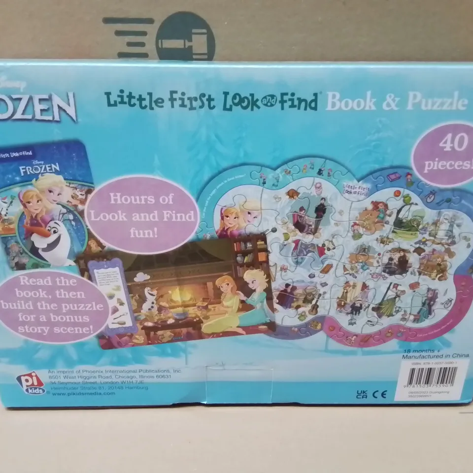 LOT OF 5 BRAND NEW DISNEY FROZEN LITTLE FIRST BOOK AND PUZZLE SET