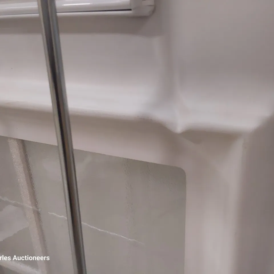 WHITE UPVC HALF GLAZED FRONT DOOR 2055 × 920mm approx 