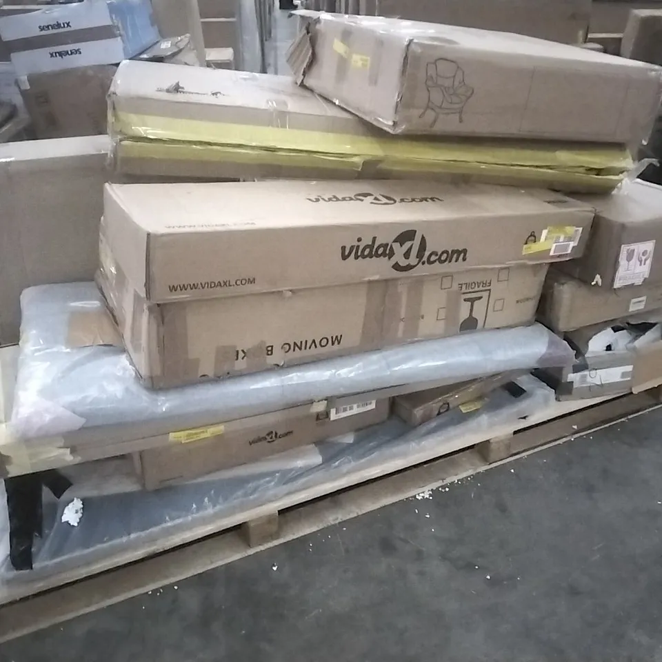 PALLET CONTAINING ASSORTED FLATPACK FURNITURE PARTS