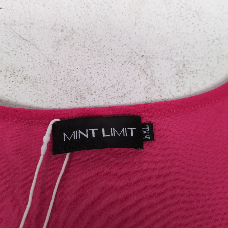 MINT LIMIT PINK DRAPED OPEN-FRONT JACKET SIZE XXL