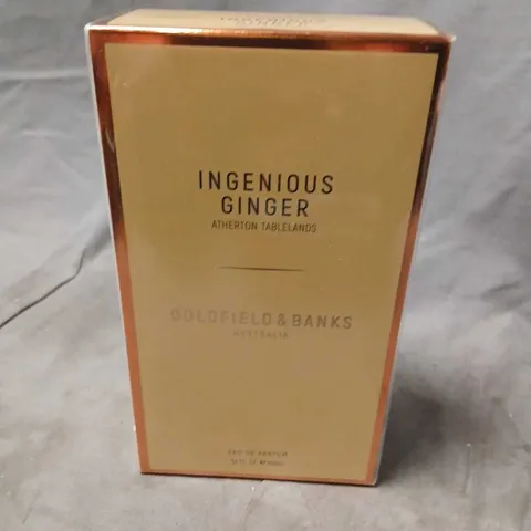 BOXED AND SEALED INGENIOUS GINGER GOLDFIELD AND BANKS AUSTRAILIA EAU DE PARFUM 100ML