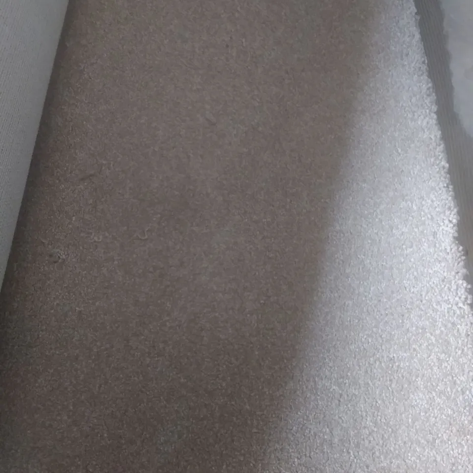 ROLL OF QUALITY DARWIN 165 OYSTER CARPET APPROXIMATELY 4X5.3M