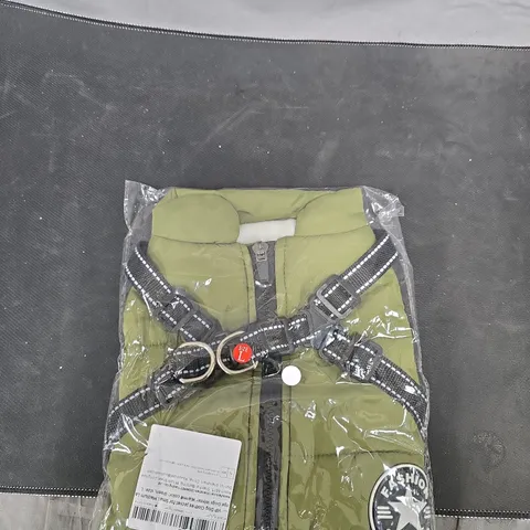 GREEN DOG HARNESS VEST – SIZE L, ADJUSTABLE STRAPS (PET ACCESSORY)