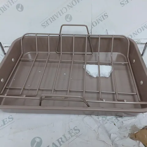 COOK'S ESSENTIALS NON-STICK ROASTER & RACK