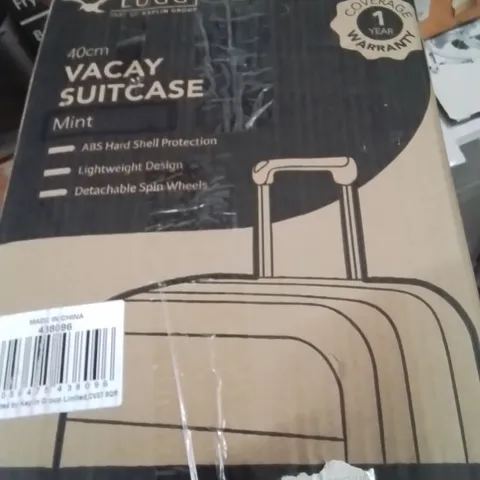 BOXED LUGG 40CM VACAY SUITCASE MINT
