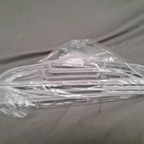 BOX OF APPROX 20 CLOTHES HANGERS