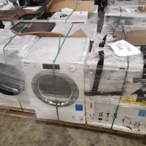 PALLET OF APPROXIMATELY 6 UNPROCESSED RAW RETURN WHITE GOODS TO INCLUDE